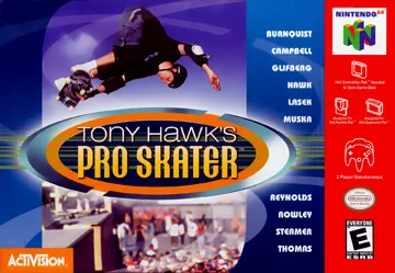 Tony Hawk's Pro Skater (USA) (Beta) box cover front